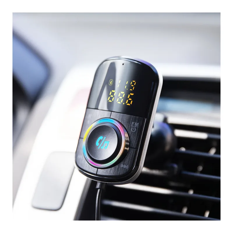 Linocell FM-sändare med Bluetooth och snabbladdning